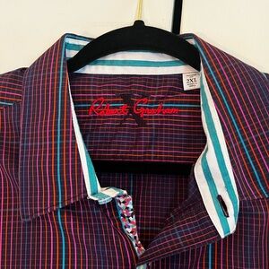 Robert Graham Multicolor Striped Men's Shirt